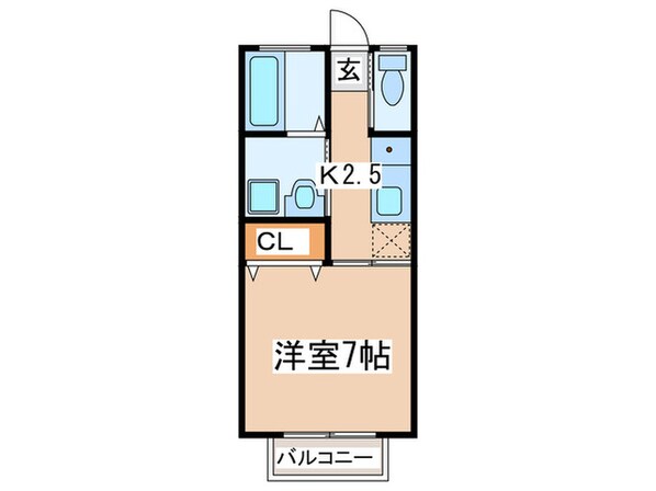 ハイム小林Ａの物件間取画像